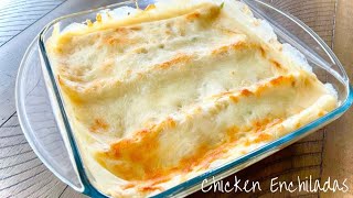 Chicken Enchiladas in White Sauce  How To Make Chicken Enchiladas in White Sauce [upl. by Lirpa]