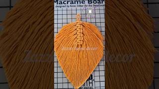 Macrame leaf macramehouse diy handmade macrame wall hanging beautiful [upl. by Janetta438]