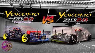 Comparison  Yokomo RD 20 quot Rookie Drift vs Yokomo SD 20 quot Super Drift quot [upl. by Eltsyrc328]