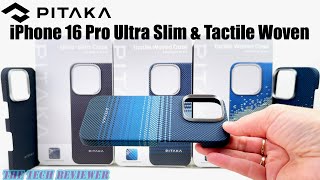 iPhone 16 Pro PITAKA Ultra Slim amp Tactile Woven Cases Aramid Fiber  Super Slim  Featherlight [upl. by Freed]