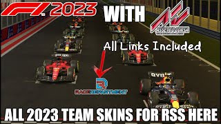 F1 2023 All Team Skins  RSS Formula Hybrid 2022  Assetto Corsa  Links In Description [upl. by Jeritah]