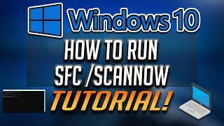 How To Run Sfc Scannow Command In Windows 10 Tutorial [upl. by Drugi]