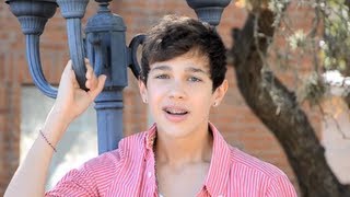 Mistletoe  Justin Bieber  music video cover by Austin Mahone  with lyrics [upl. by Tnemelc]