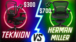 Herman Miller Aeron vs Teknion Nuova Contessa Which Offers the Best Value for Money [upl. by Sikleb]