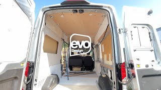 EVOdesigns ford transit MK8 L3H3 solid roof panel [upl. by Monson]