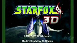 Star Fox 64 3D Game Opening [upl. by Aikcin]