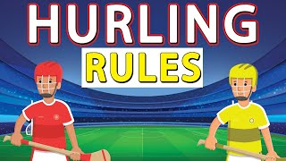 Rules of Hurling EXPLAINED  How to Play Hurling  HURLING [upl. by Ellinnet]