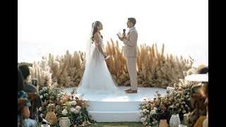 Phuket Wedding Planner  WEDDING BOUTIQUE PHUKET  Boho Tropical Burnt Wedding in Thailand  SampT [upl. by Treiber]