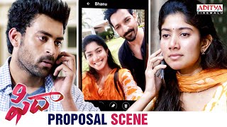 Varun Tej Proposes Sai Pallavi  Fidaa Telugu Movie  Shekar Kammula  Aditya Cinemalu [upl. by Namurt]