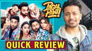 Pagalpanti QUICK REVIEW  First Half  John Ileana Arshad Urvashi Pulkit Kriti [upl. by Suivat144]