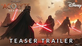 STAR WARS ACOLYTE SEASON 2  Teaser Trailer  Lucas film Disney  2025 [upl. by Haiacim]