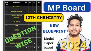 MP BOARD 12th Chemistry blueprint 2024 [upl. by Mctyre]