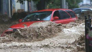 Apocalypse is Austria  Massive Flash Floodding Hits Hallein  Salzburg [upl. by Nnylaf446]