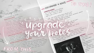 easy ways to make your notes neater 🖍 takes 5 seconds and literally 0 talent [upl. by Nitsrik257]