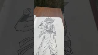 Gogeta drawing pencil from dragon balls dragonball gogetaanime drawing [upl. by Keith]