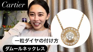 【Cartier】ダムールネックレス！ネックレスの選び方について 木谷貴金属とのレイヤードも [upl. by Zoila]