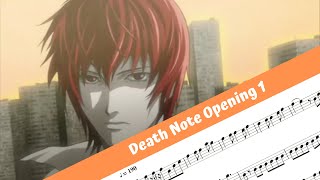 Death Note Opening 1 Flute [upl. by Blackmun]