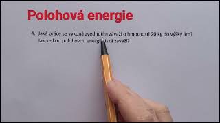 Polohová energie 2 kinetická energie [upl. by Bardo]