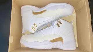 JORDAN 12 RETRO WHITE OVO X from DHGate  Review [upl. by Goar]