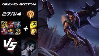 BOTTOM Draven vs Hwei  EU Grandmaster Patch 1419 [upl. by Naujik]