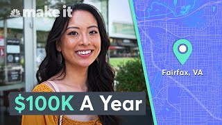 Living On 100K A Year In Fairfax VA  Millennial Money [upl. by Einnahc480]