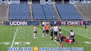 NEFFL ELITE 12U 🆚 CAPE COD WAR DOGS 12U [upl. by Abagail]