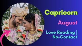 Capricorn Makar August 2024  love hindi tarot August  No Contact tarot card reading [upl. by Jenkins114]