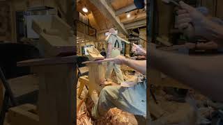 Getting started on making a Windsor Chair woodworking chair asmr diy [upl. by Israeli]