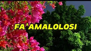 SAMOAN KARAOKE LYRICS FAAMALOLOSI COVER BY TAULAGO LUAVALU [upl. by Hsihsa]