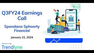 Spandana Sphoorty Financial Earnings Call for Q3FY24 [upl. by Eimam]