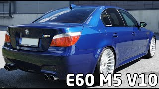 BMW E60 M5 V10 sounds and accelerations [upl. by Glavin]