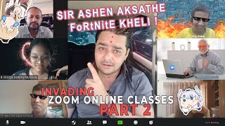 Invading Zoom Online Classes ZOOM RAID [upl. by Immas]