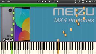 MEIZU RINGTONES IN SYNTHESIA [upl. by Aitsirk907]