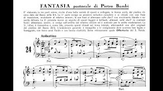 Bambi Pietro 1898  1968 Fantasia pastorale Organista Sandro Carnelos [upl. by Nnylahs321]