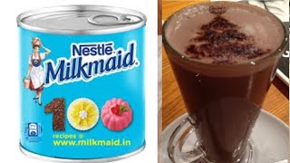 Milkmaid RecipeNestle RecipeNestle Milkmaid Nestle How to make MILKMAID Hot Chocolate Recipe [upl. by Joost]