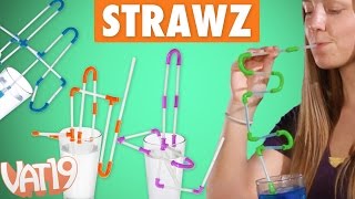 Strawz Connectible Drinking Straws [upl. by Eigger]