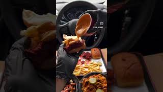 Buzzin Buns Spicy Fried Chicken 🔥🥵 with Mac amp Cheese and Chilli Chicken Mukbang Asmr asmr food [upl. by Nezam]