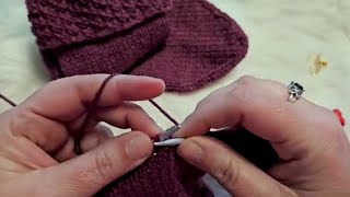 Knit Your Own Cozy Socks with Just 2 Needles  Part 4 the Heel Easy amp Beginner Friend [upl. by Tnattirb]