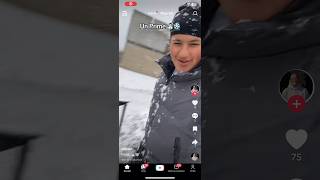 Il neige de fou tiktok funny beaute repost memes faitesmoipercer youtube neige prime [upl. by Loredo]