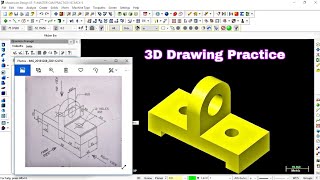 Mastercam 3D Drawing Practice Tutorial  5 [upl. by Nylyrehc]