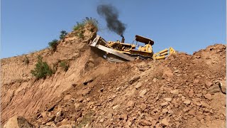 Dozer Cutting Mountain Video [upl. by Annitsirhc]