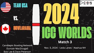 2024 ICC Worlds Team USA Bowlarama [upl. by Trilbee]