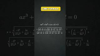 Formula for Cubic equation new to you maths [upl. by Lav943]