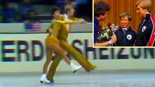 Torvill amp Dean 🥇 1982 World Figure Skating Ice Dance 🎵 Mack and Mabel 🇬🇧📺 [upl. by Ilene]