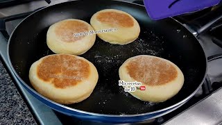 Gorditas de Nata Esponjosas  Como hacer gorditas de nata Receta [upl. by Alodie]