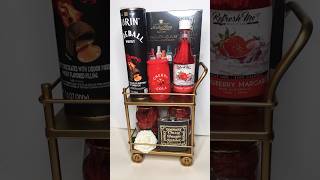 Mini Bar Cart Gift Idea giftideas giftsforher giftidea giftsfordr giftbasketsforalloccasions [upl. by Iahc838]