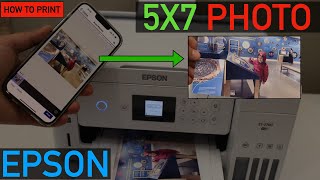 How To Print 5x7 Photos On Epson Printer [upl. by Ailehpo]