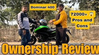 Bajaj Dominar 400 Ownership Review Pros amp Cons [upl. by Aihsatan829]