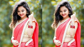 Cute Saree Photography Poses for Girl  Outdoor saree Photoshoot Poses [upl. by Suzi]