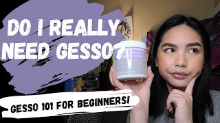 GESSO for Beginners Do I Need It How To Use It Quick amp Easy Tips amp Advice for Acrylic Painting [upl. by Misha]